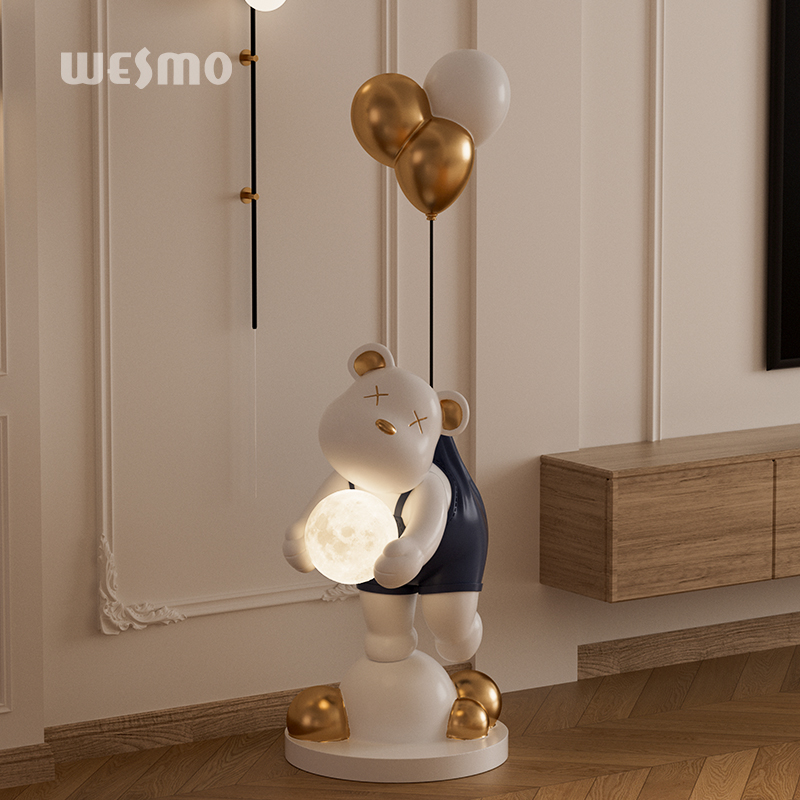 LED 3 lamps choose floor standing decoration for home